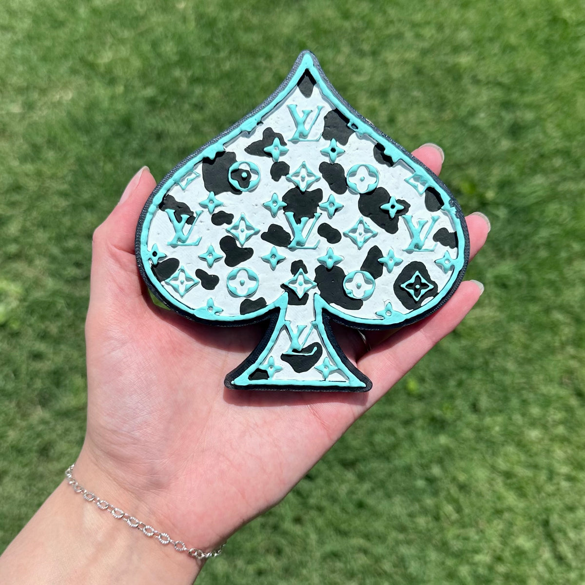 LV Cow Print Spade