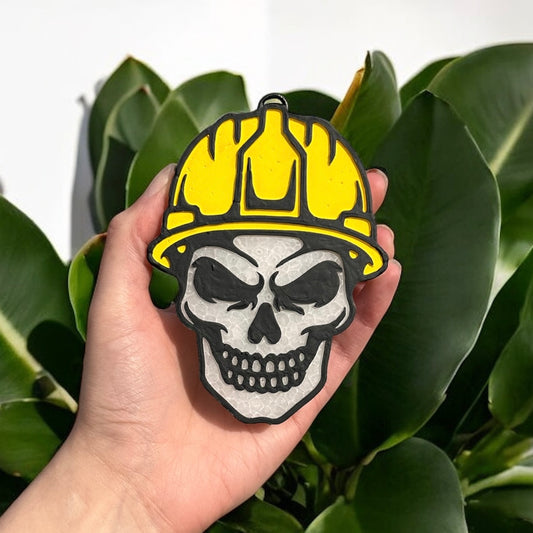 Construction Skull Freshie