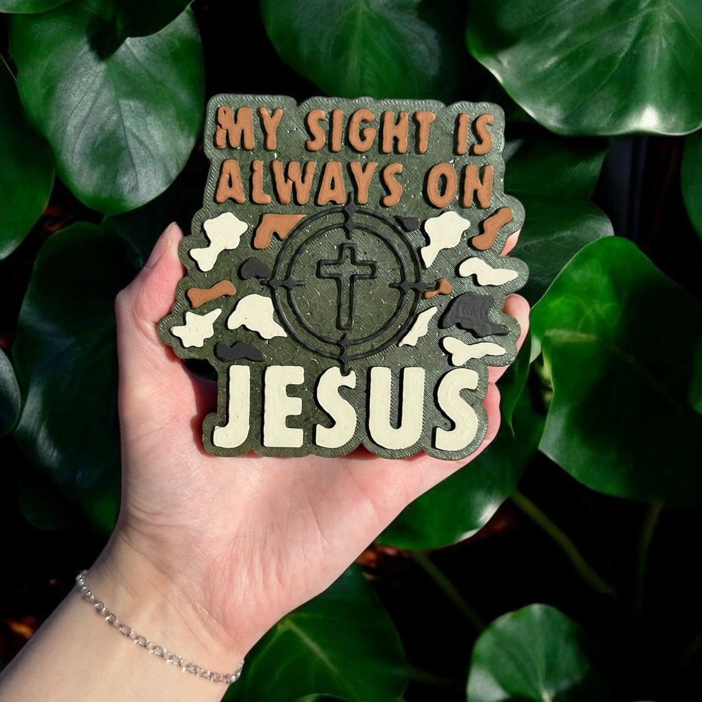 My Sight Is Always On Jesus Freshie