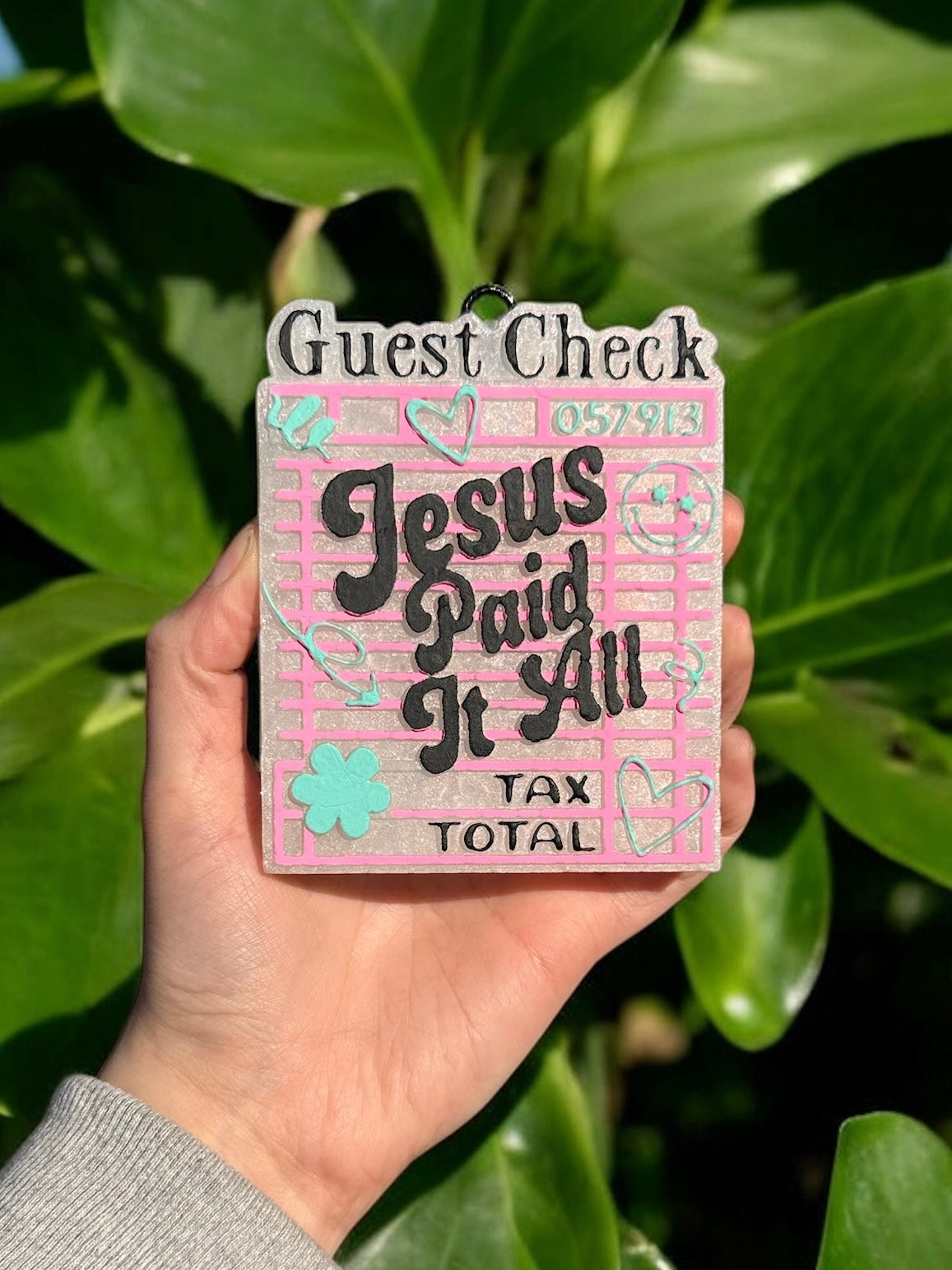 Jesus Paid it All - Guest Check Freshie